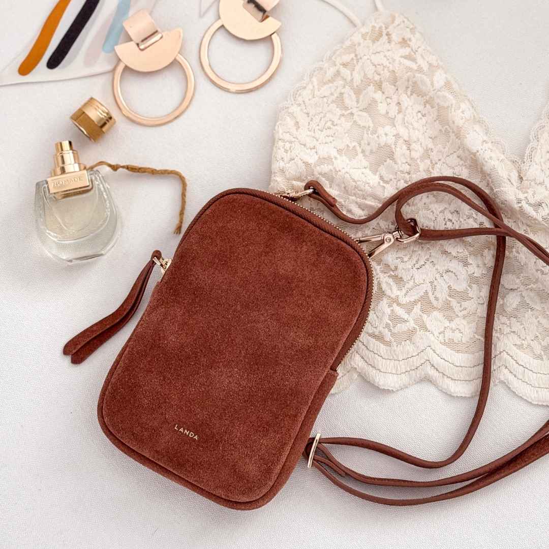 CASSIA PHONE BAG SUEDE