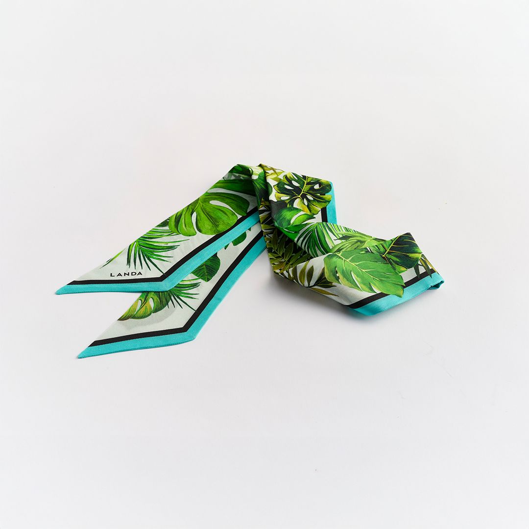 BANDEAU Scarf - Turquoise & Green
