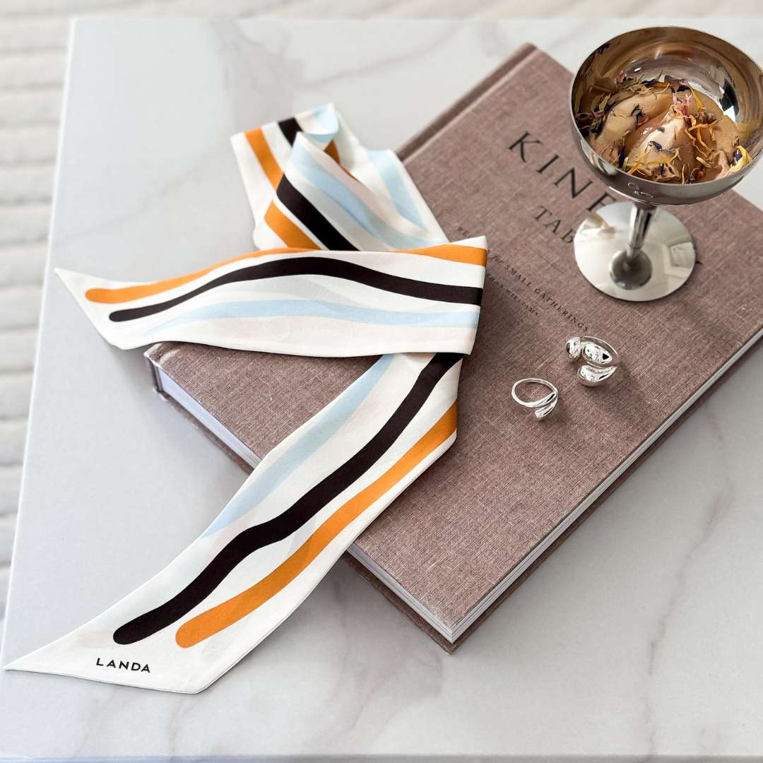 BANDEAU Scarf - Geometric chic light