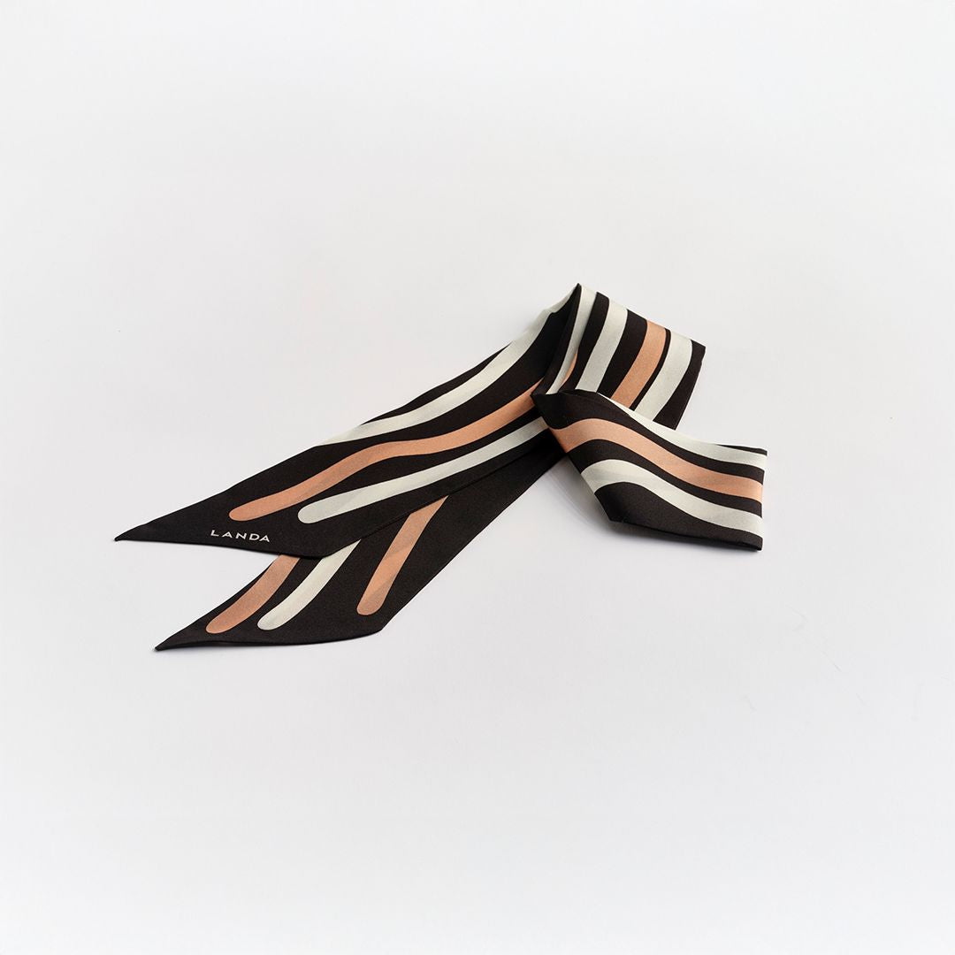 BANDEAU Scarf - Geometric chic night
