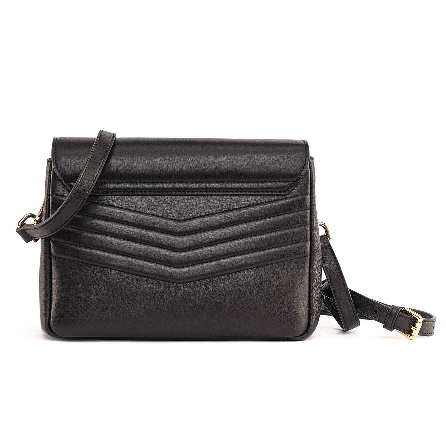 LANDA CAOBA QUILTED BAG BLACK