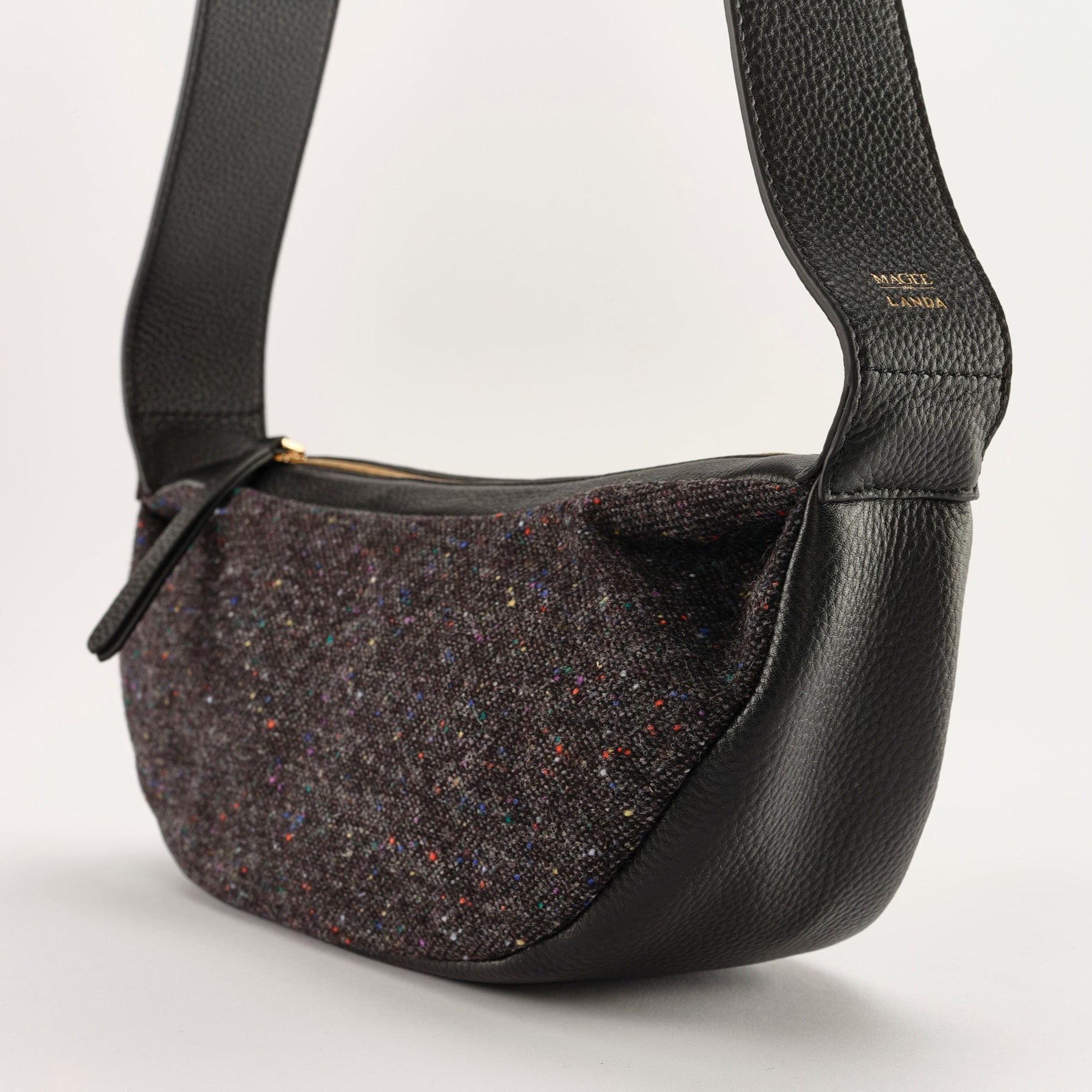 CHOPO Leather & Tweed Sling bag – LANDA x Magee 1866 7