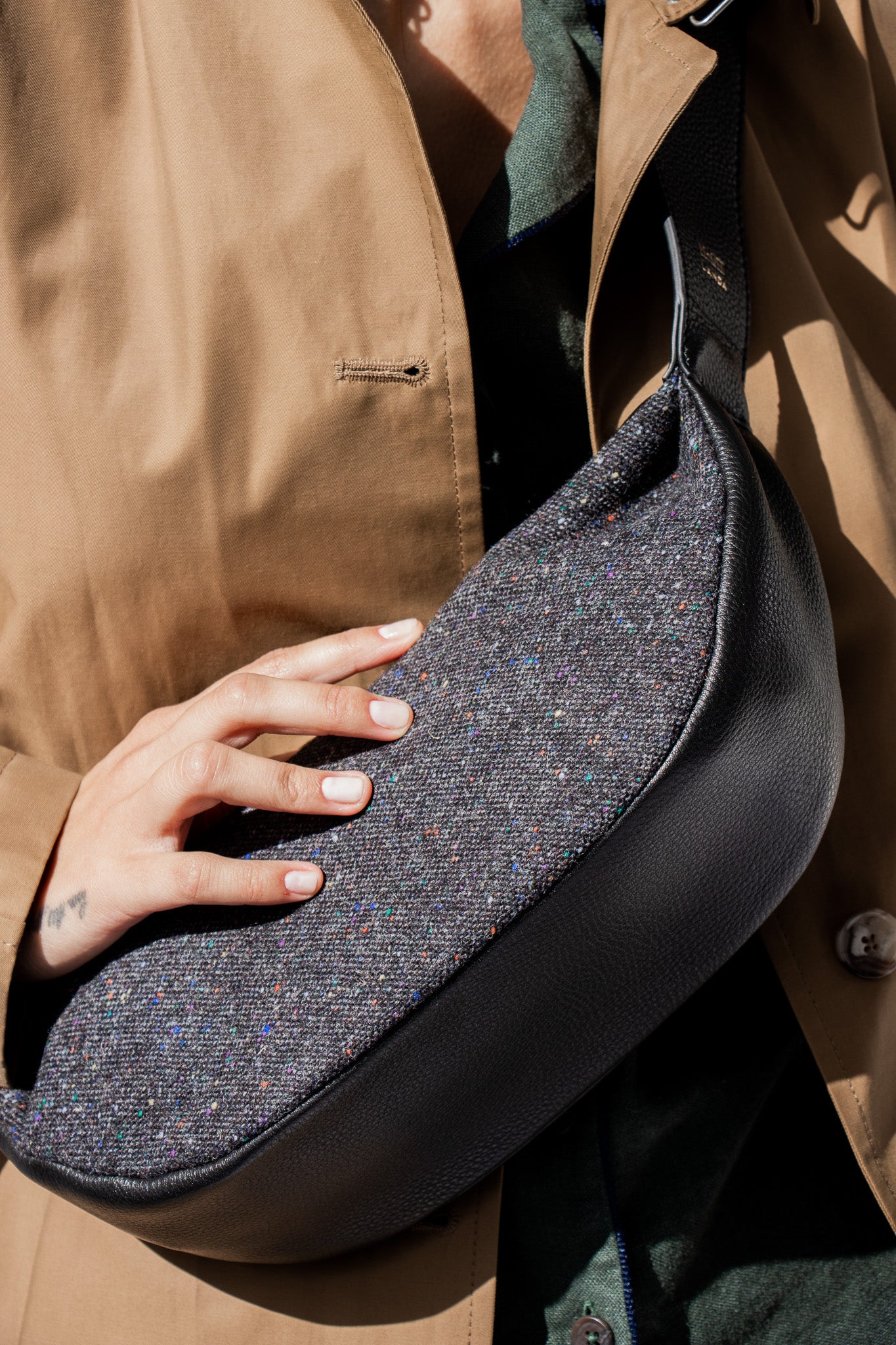 CHOPO Leather & Tweed Sling bag – LANDA x Magee 1866