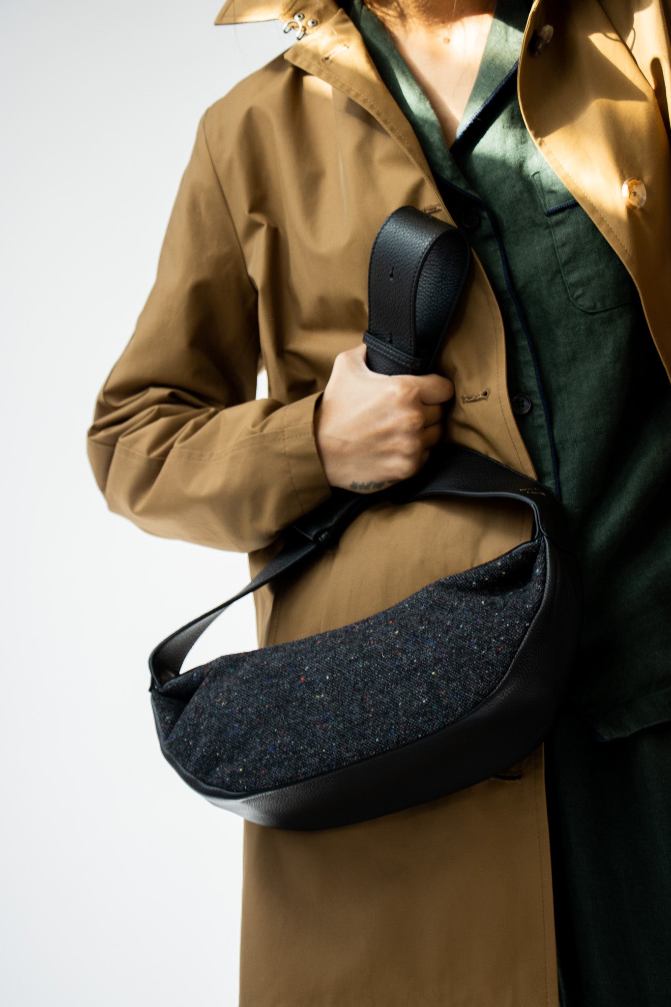 CHOPO Leather & Tweed Sling bag – LANDA x Magee 1866