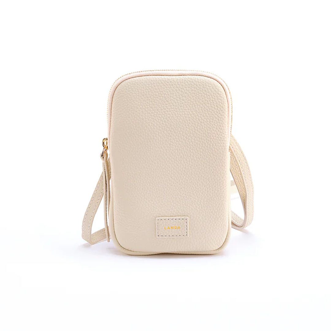 CASSIA PHONE BAG ECRU - LANDA