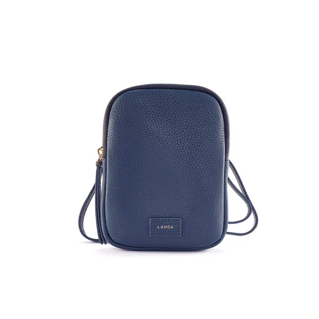 CASSIA PHONE BAG NAVY - LANDA