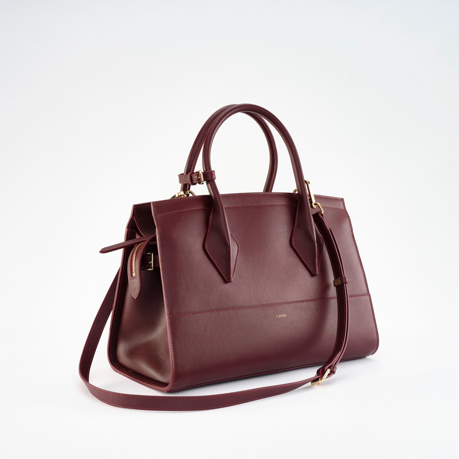PALTO City Bag – Large Burgundy - LANDA