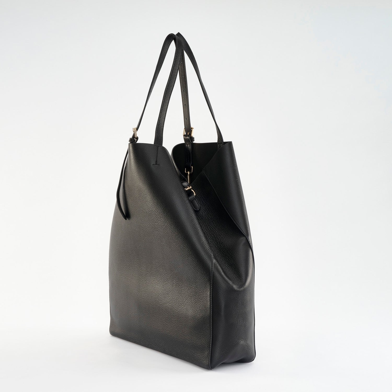PANAMA Oversized Shopper Black - LANDA