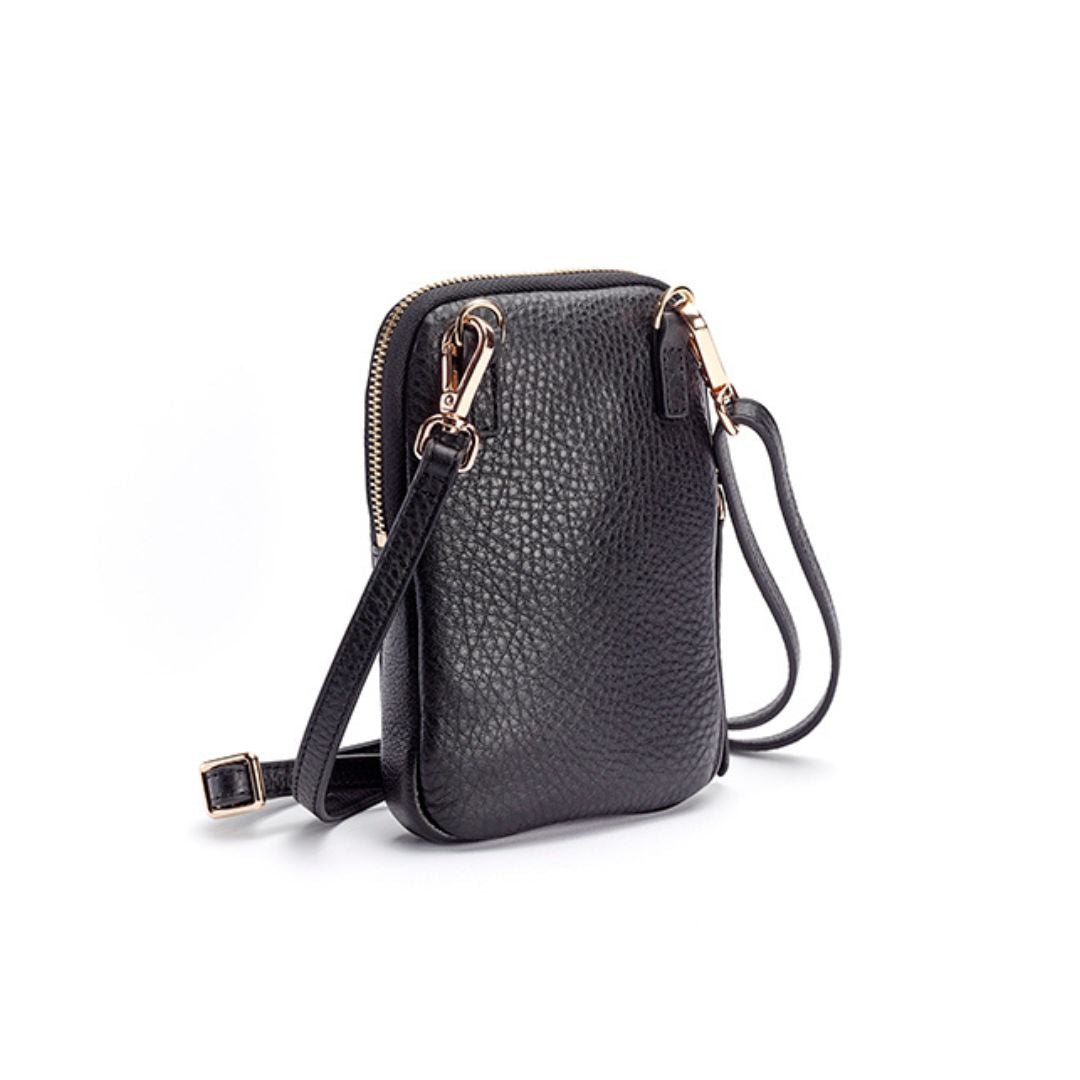 CASSIA PHONE BAG BLACK - LANDA