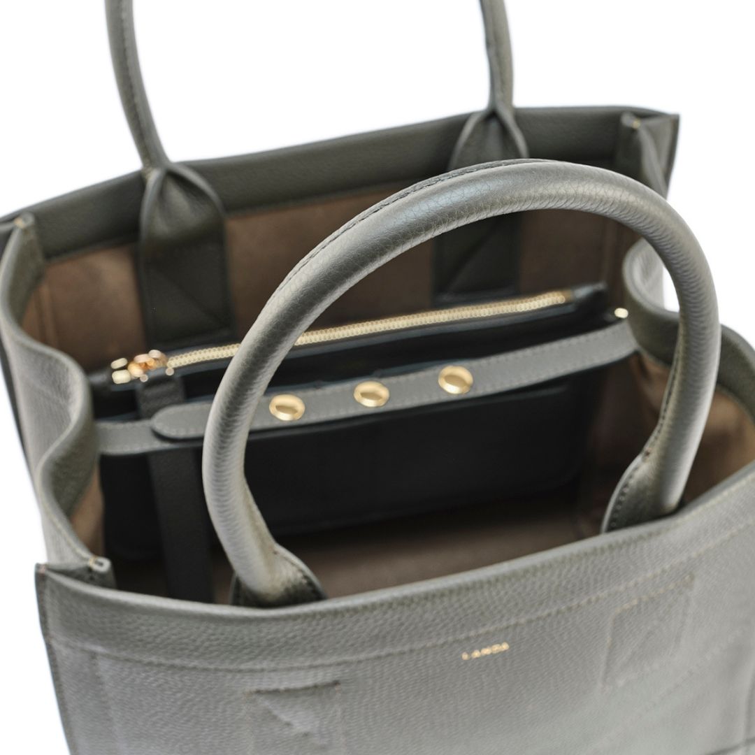 CASTANA DAY BAG DARK GREEN - LANDA