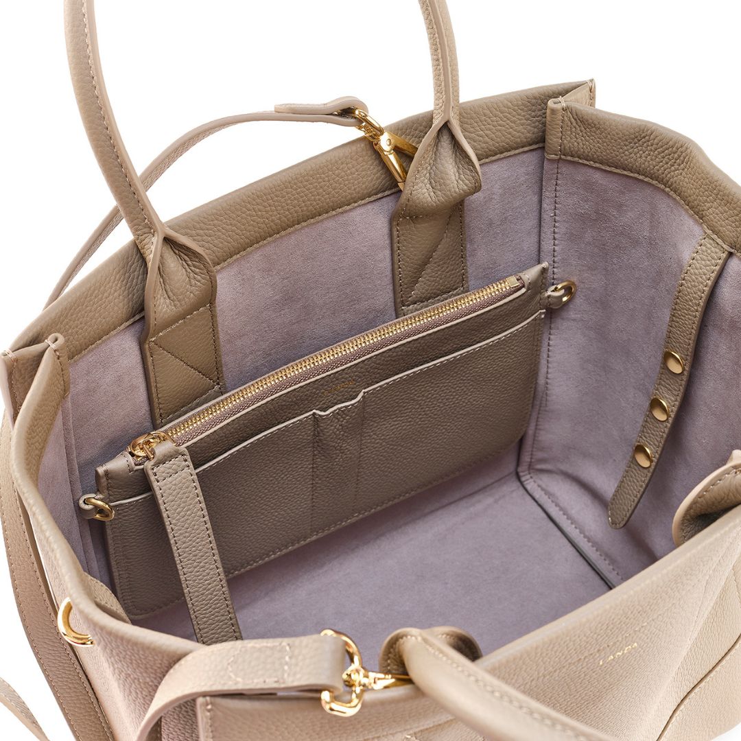 CASTANA DAY BAG TAUPE - LANDA