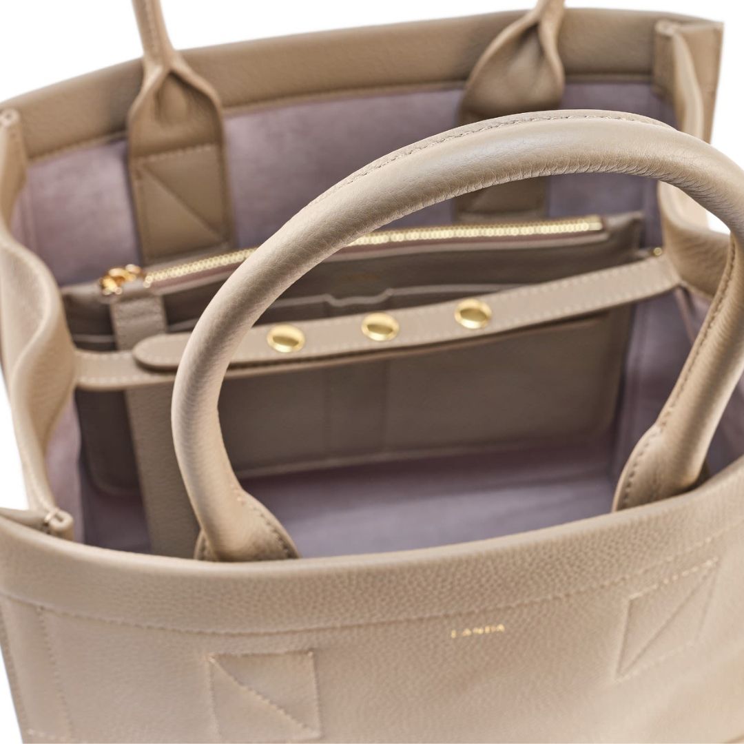 CASTANA DAY BAG TAUPE - LANDA