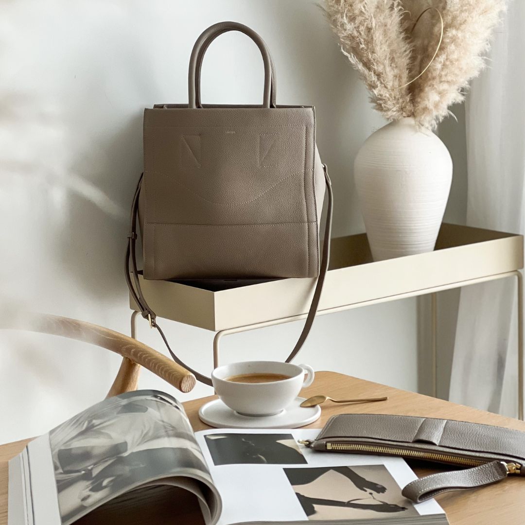 CASTANA DAY BAG TAUPE - LANDA