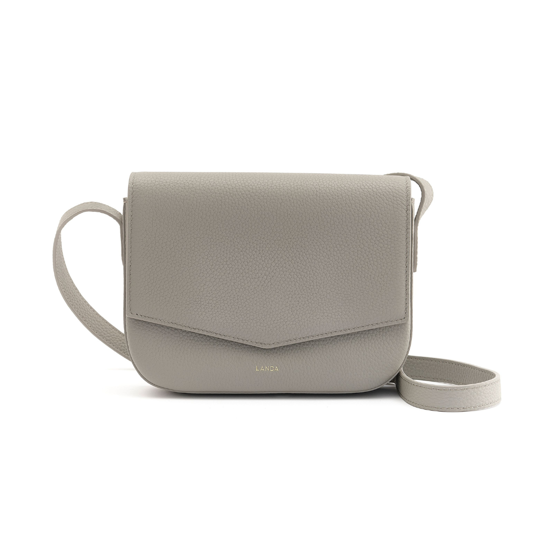 MINI OLIVO CROSSBODY BAG GREY - LANDA