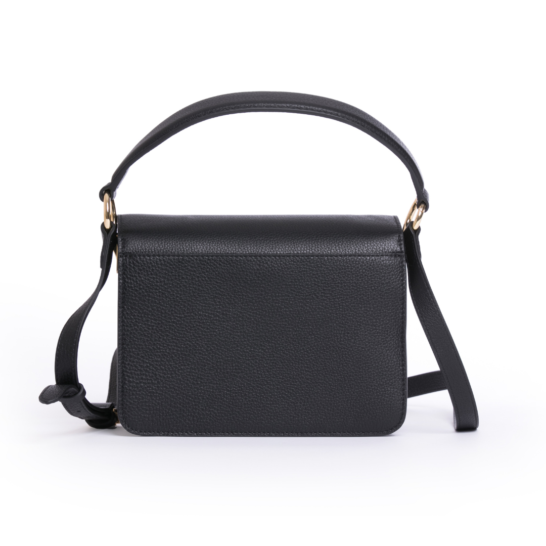 TECA BAG 2 STRAPS BLACK - LANDA