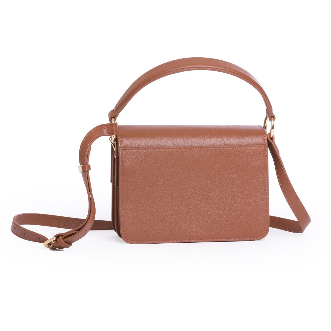 TECA BAG 2 STRAPS TAN - LANDA