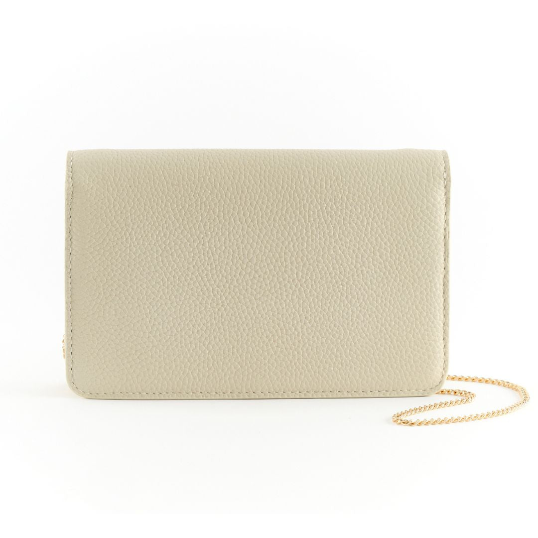 TILIA CLUTCH OR CROSSBODY ECRU - LANDA