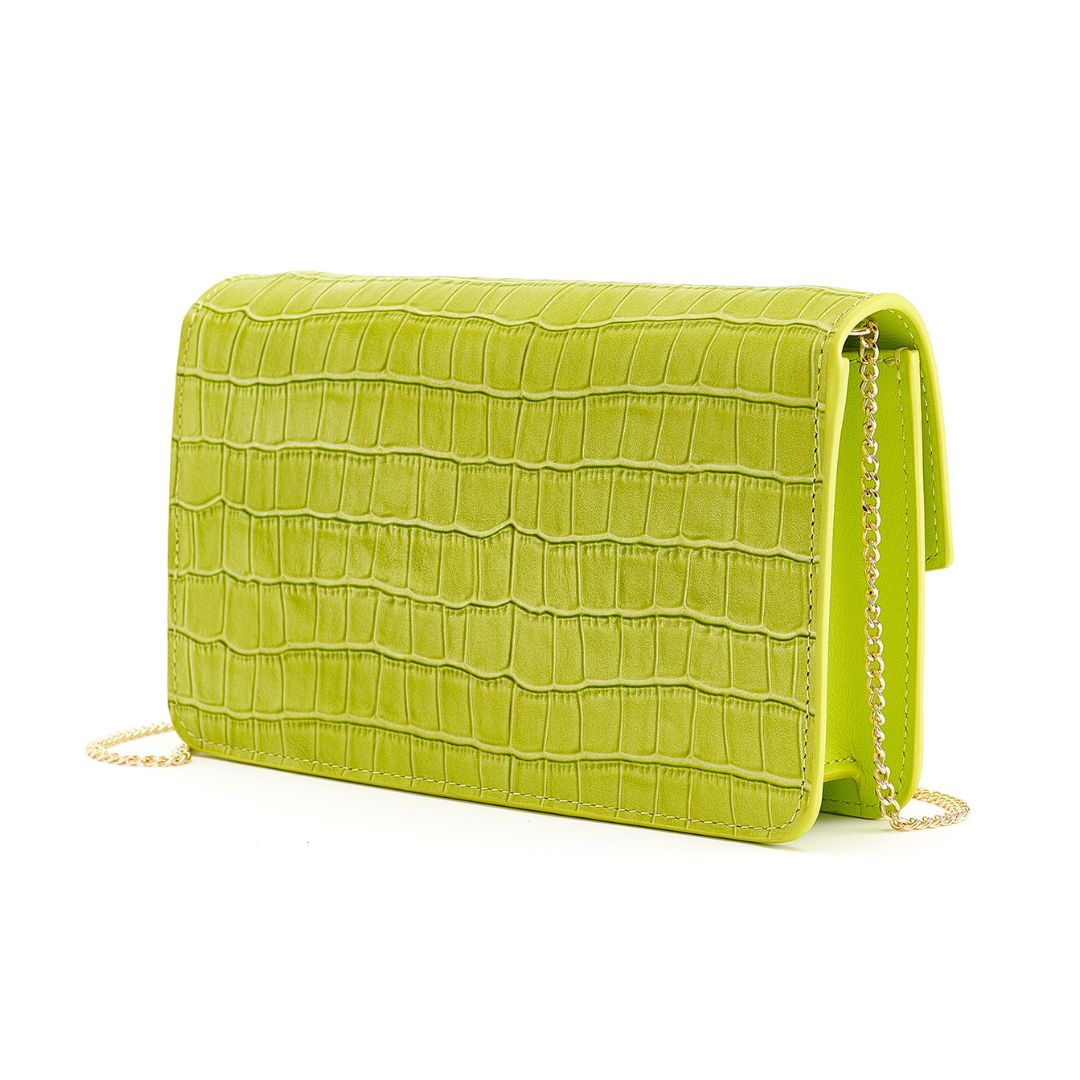 TILIA CROC PRINT LEATHER - LANDA