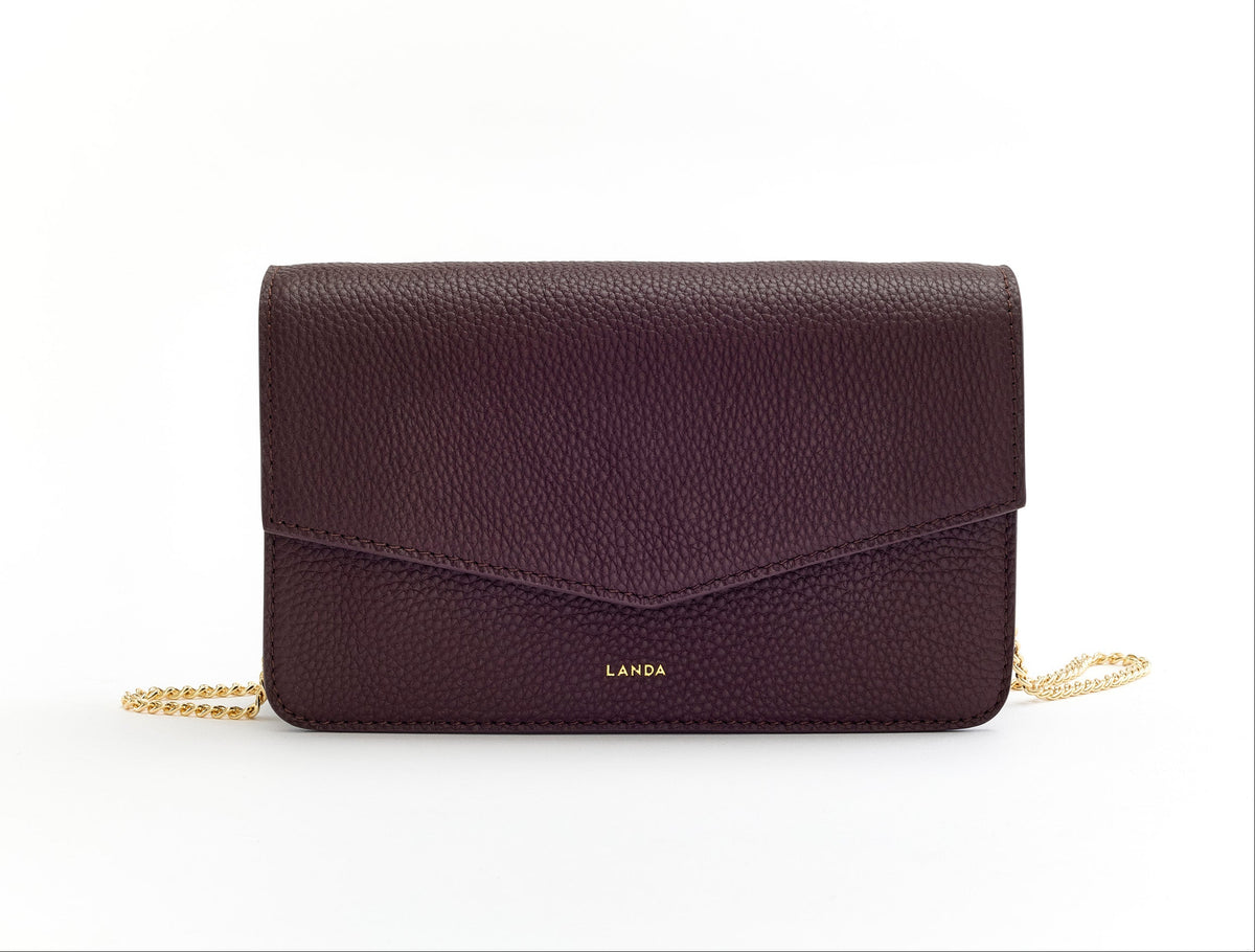 TILIA CLUTCH BURGUNDY