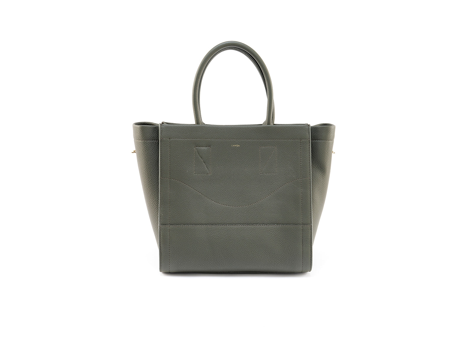CASTANA DAY BAG DARK GREEN - LANDA