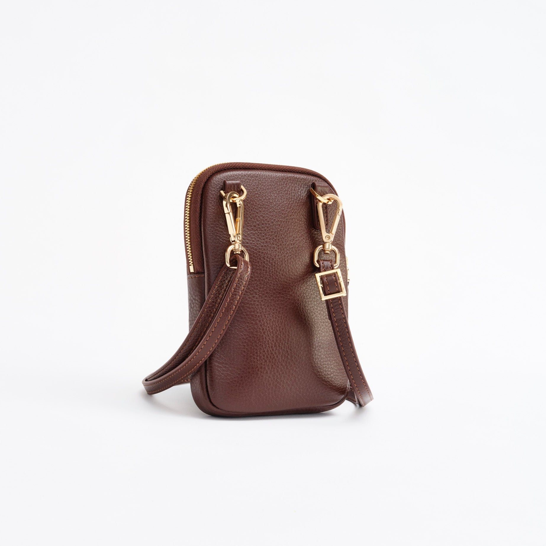 CASSIA PHONE BAG CHOCOLATE BROWN