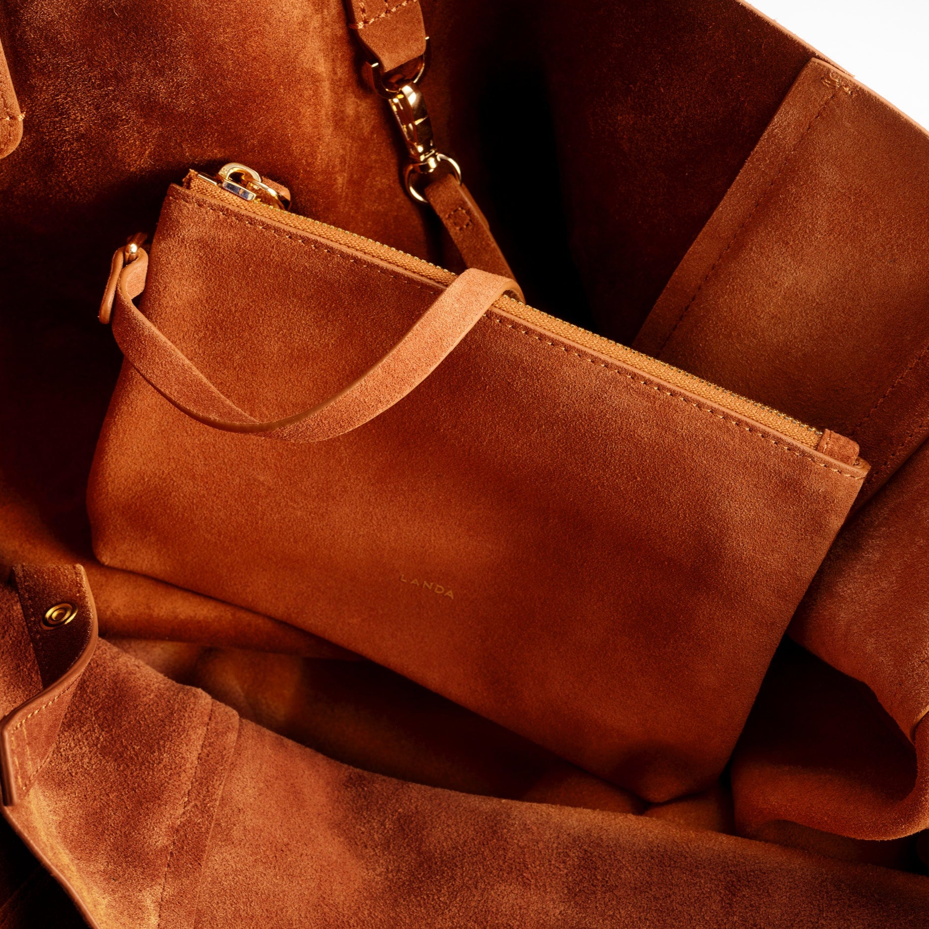 PANAMA OVERSIZED SHOPPER SUEDE