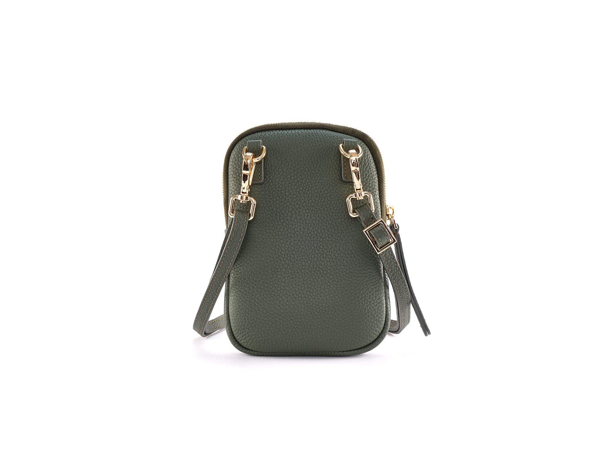 CASSIA PHONE BAG DARK GREEN - LANDA