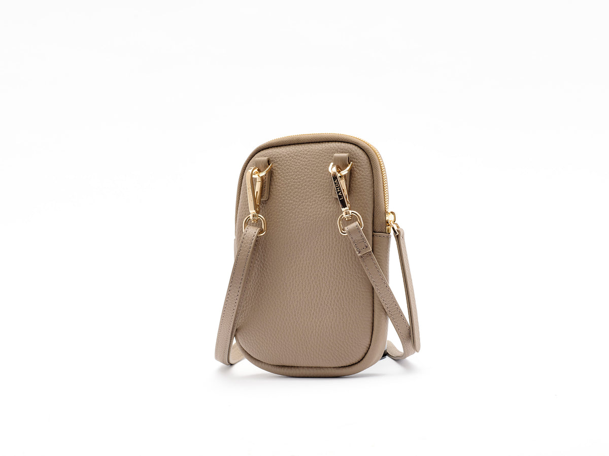 CASSIA Phone Bag Taupe | MAGEE 1866 x LANDA