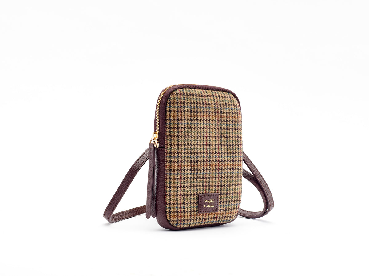 CASSIA Phone Bag Burgundy | MAGEE 1866 x LANDA