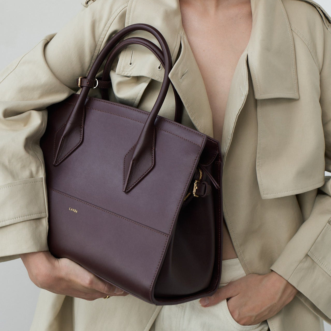 PALTO City Bag – Large Burgundy