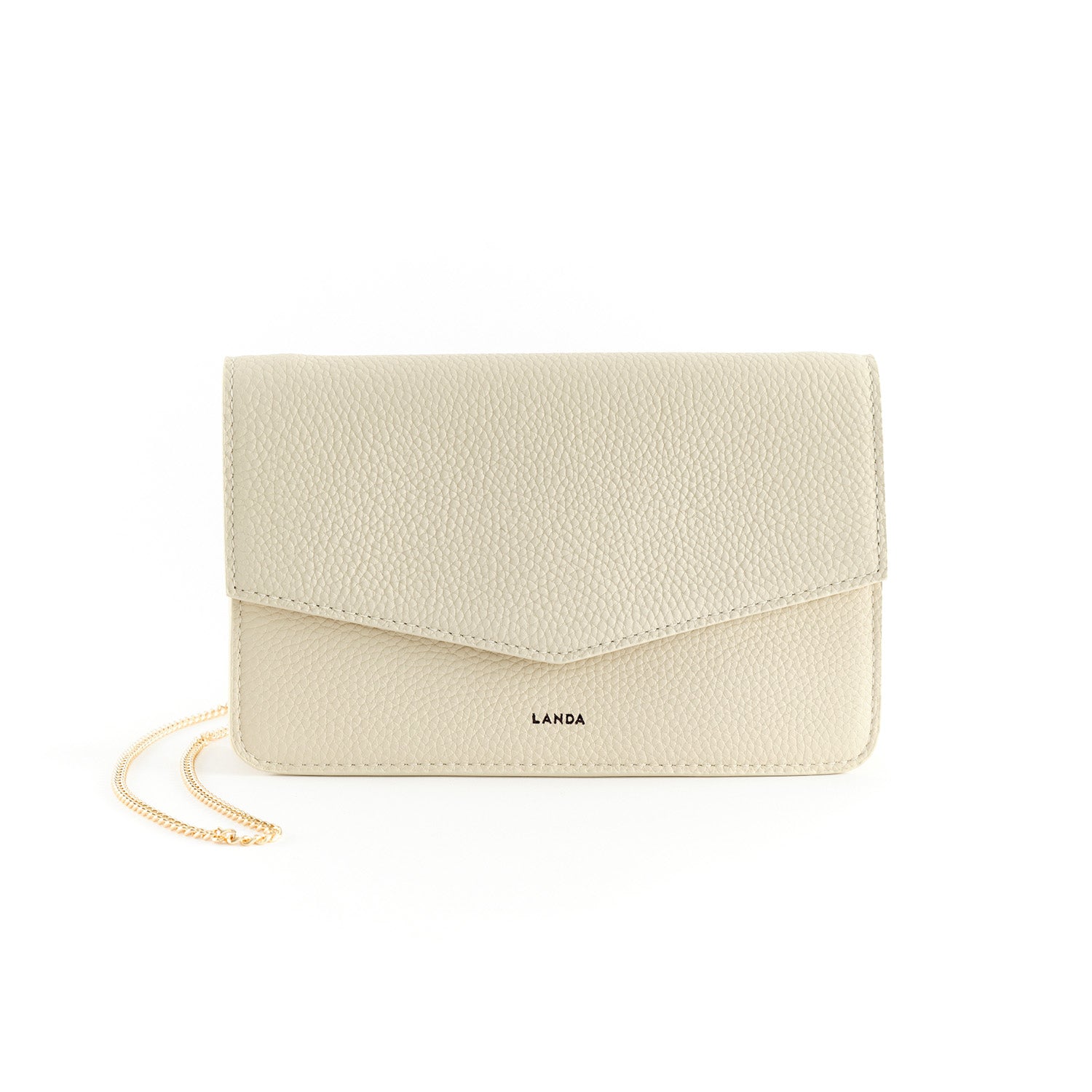 LANDA TILIA CLUTCH OR CROSSBODY CREAM