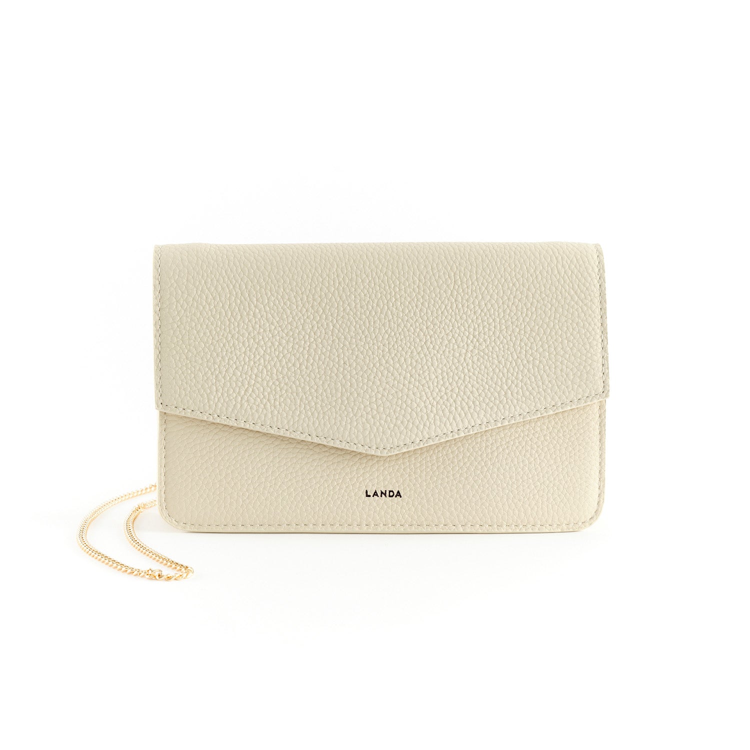 LANDA TILIA CLUTCH OR CROSSBODY CREAM