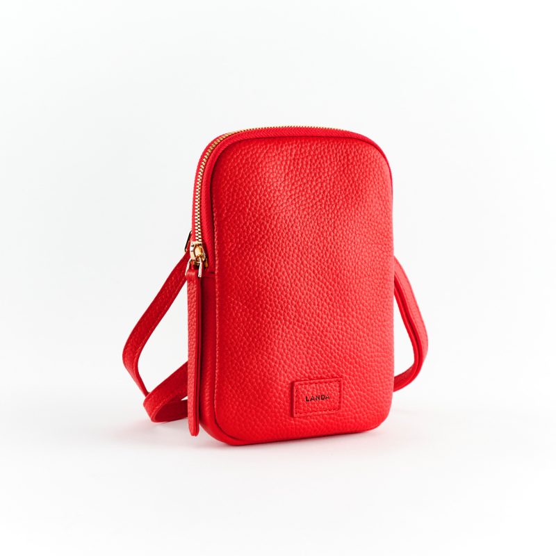 CASSIA PHONE BAG RED - LANDA