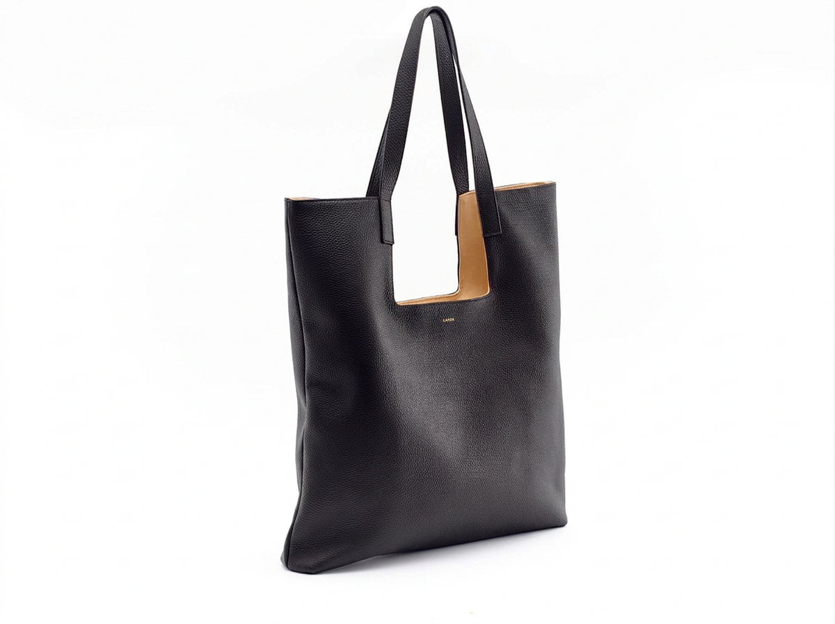 MANGO Leather Black