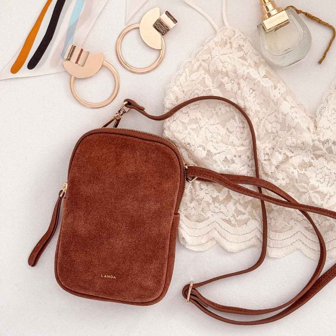 CASSIA PHONE BAG SUEDE