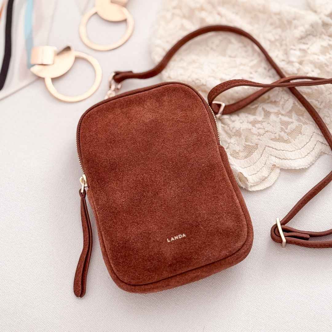 CASSIA PHONE BAG SUEDE
