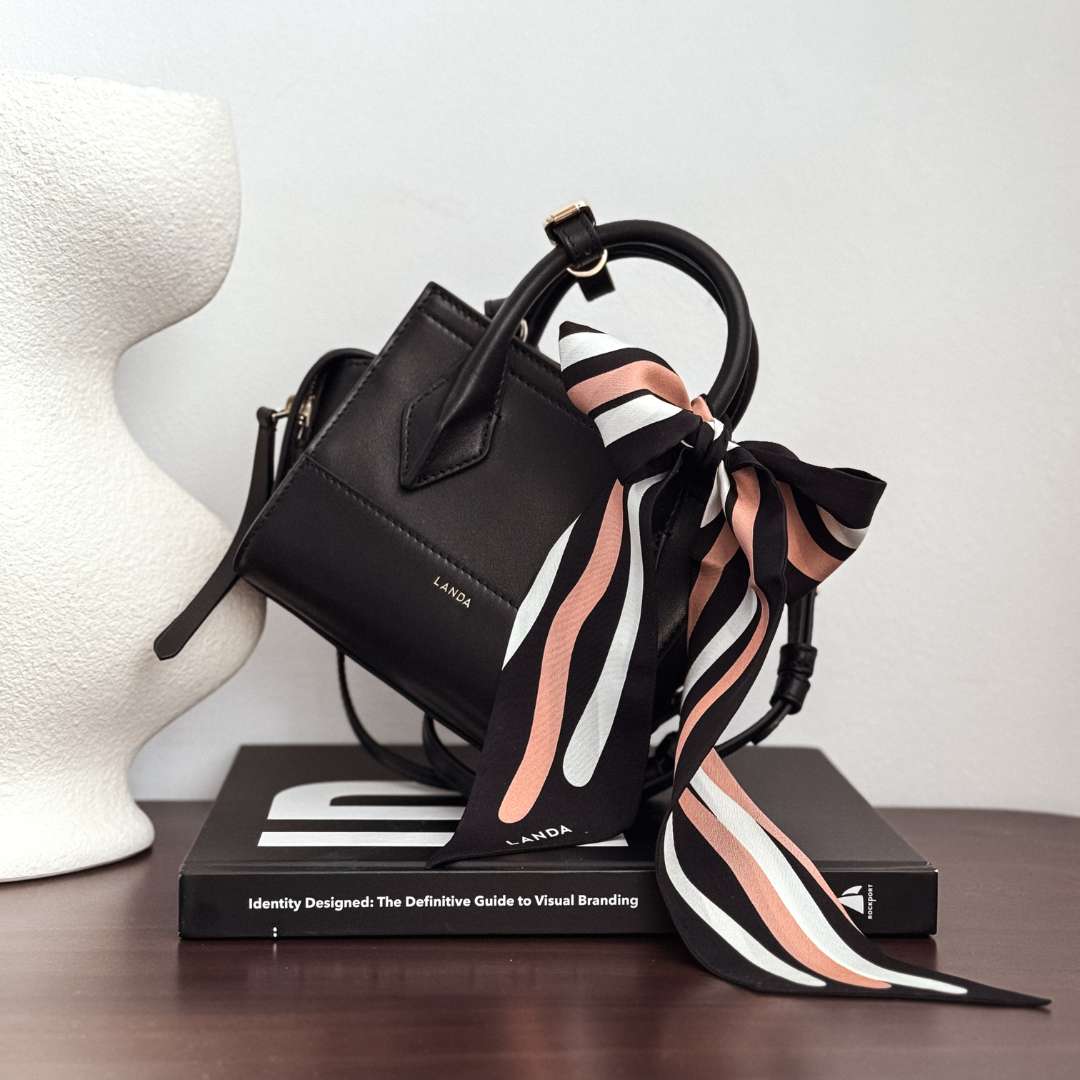 BANDEAU Scarf - Geometric chic night