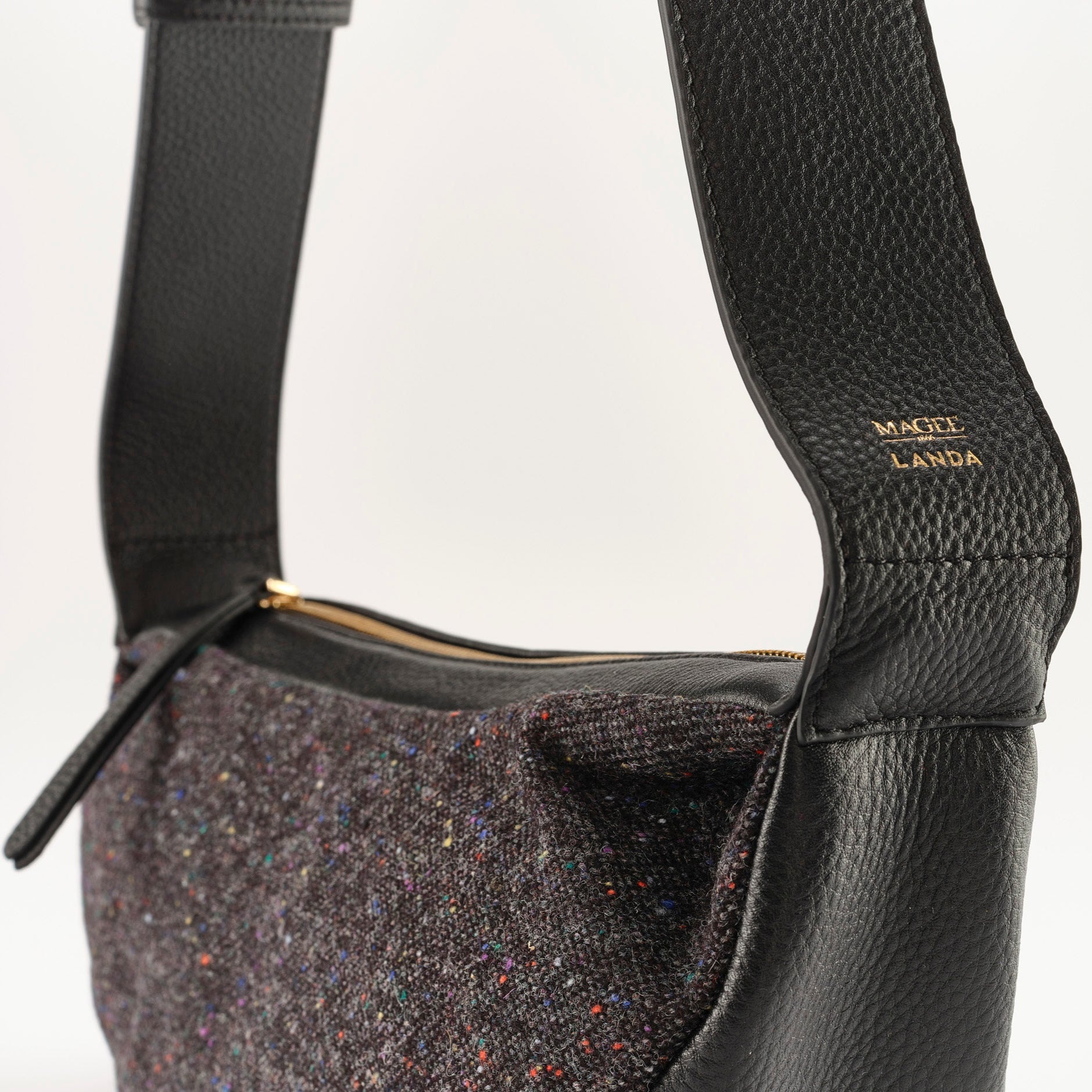 CHOPO Leather & Tweed Sling bag – LANDA x Magee 1866 6