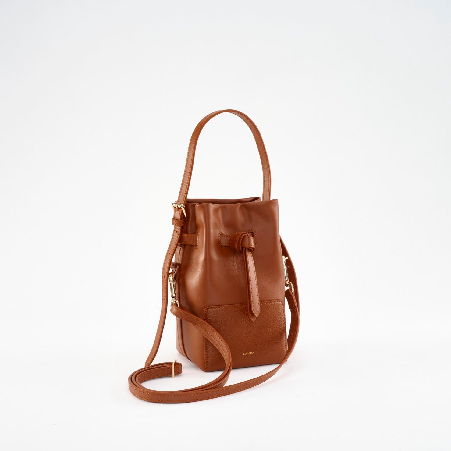 BAOBAB Bucket Bag Tan - LANDA 