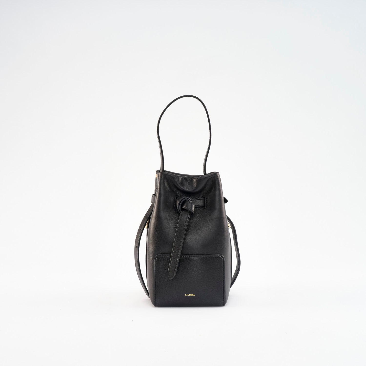 BAOBAB Bucket Bag Black - LANDA 