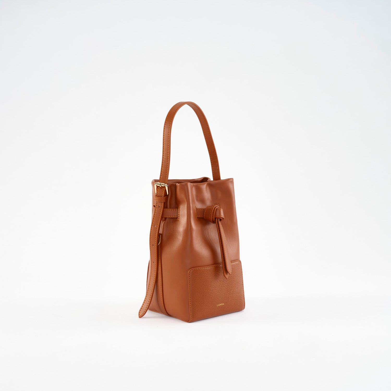 BAOBAB Bucket Bag Tan - LANDA 