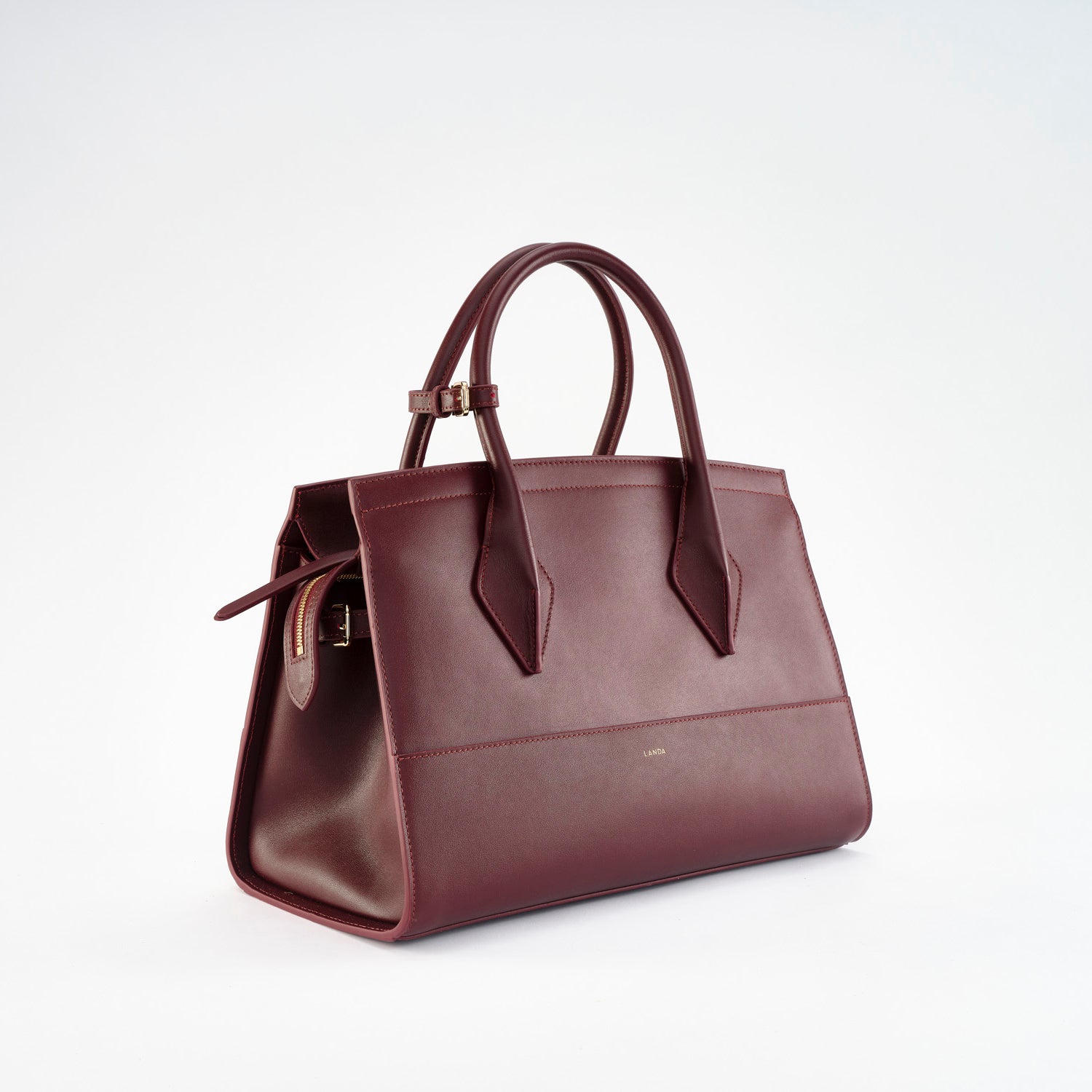 PALTO City Bag – Large Burgundy - LANDA 