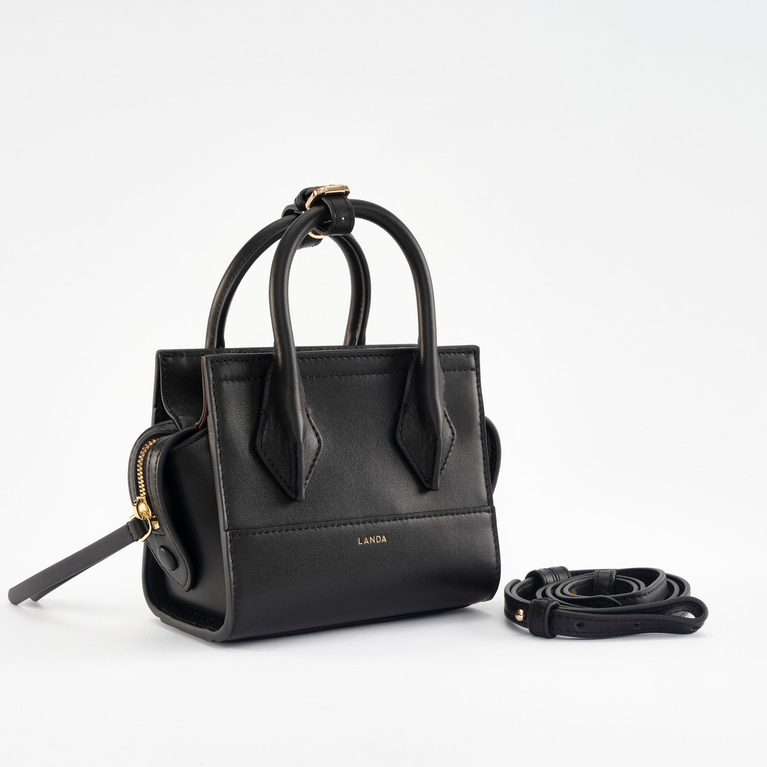 PALTO City Bag – Mini Black - LANDA 