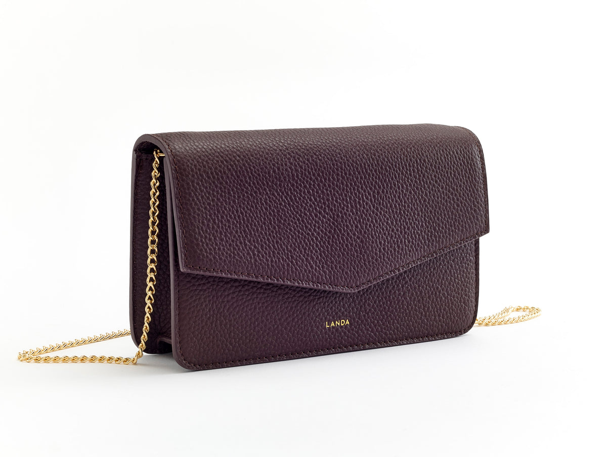 TILIA CLUTCH BURGUNDY