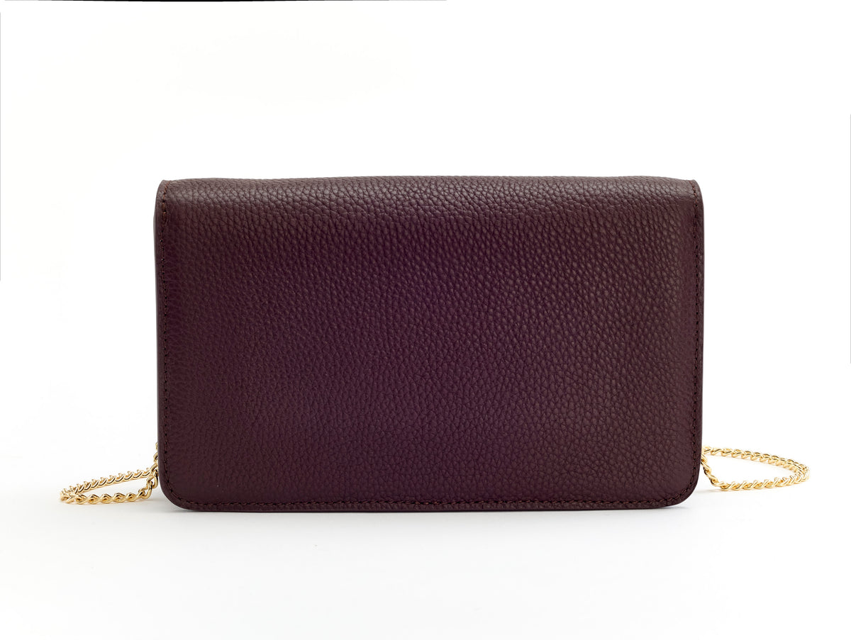 TILIA CLUTCH BURGUNDY