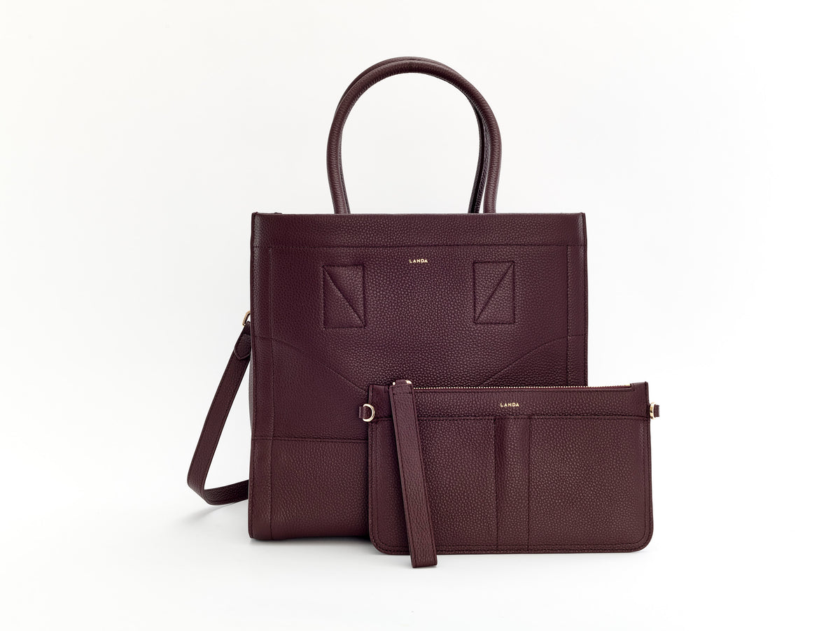 CASTANA DAY BAG BURGUNDY