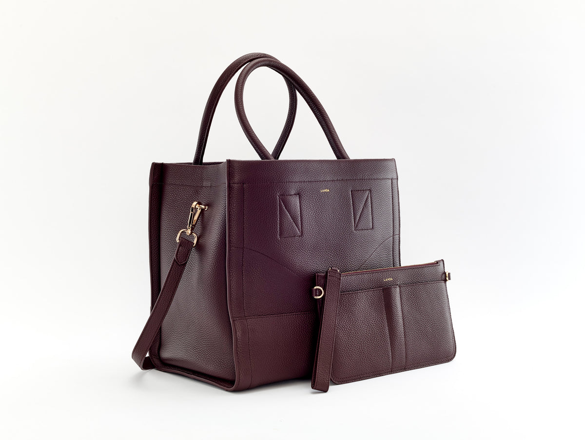 CASTANA DAY BAG BURGUNDY