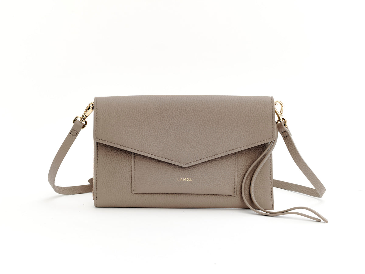 ALISO Structured Phone Bag Taupe