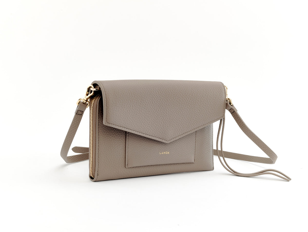 ALISO Structured Phone Bag Taupe