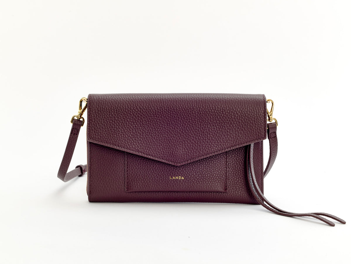 ALISO Structured Phone Bag Burgundy